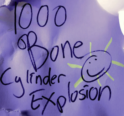 logo 1000 Bone Cylinder Explosion